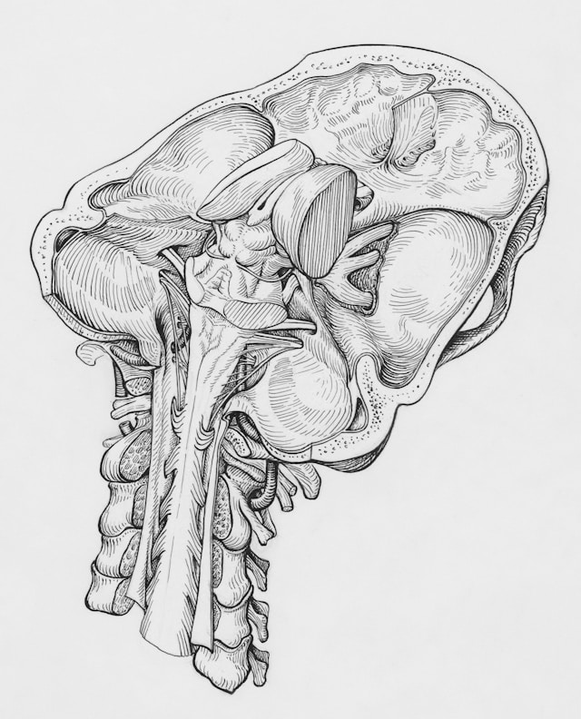 Brainstem illustration